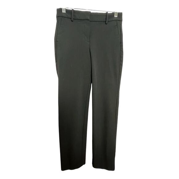 J. Crew Ruby Crop Pant Black Stretch Twill Women's 2 Back Seam Career Work - Picture 2 of 14